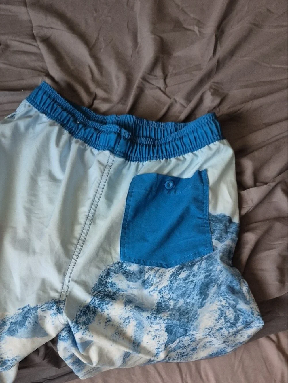 Coors Light Men’s Blue Mountain Print Swim Trunks